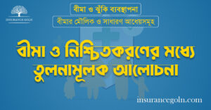 বীমা ও নিশ্চিতকরণের মধ্যে তুলনামূলক আলোচনা