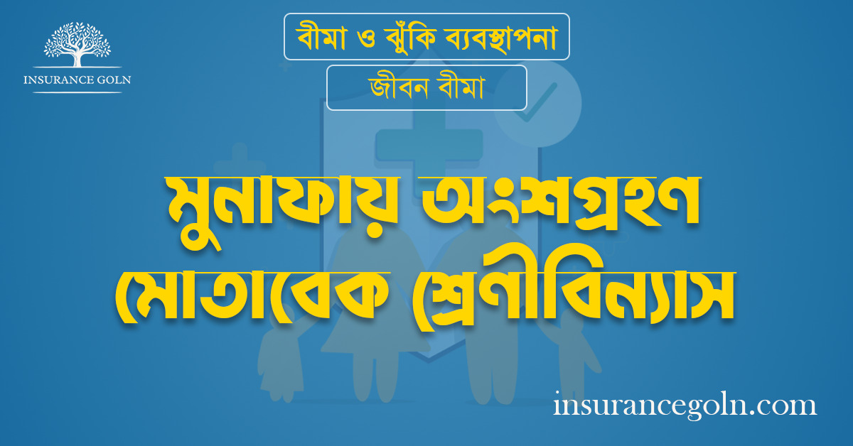 মুনাফায় অংশগ্রহণ মোতাবেক শ্রেণীবিন্যাস