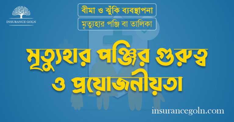 মৃত্যুহার পঞ্জির গুরুত্ব ও প্রয়োজনীয়তা