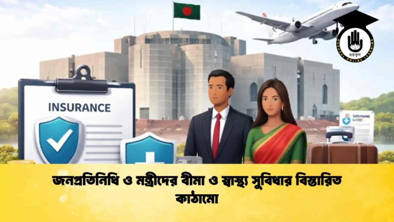 জনপ্রতিনিধি ও মন্ত্রীদের বীমা ও স্বাস্থ্য সুবিধার বিস্তারিত কাঠামো