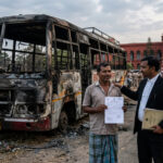 দুর্ঘটনার পর পুড়িয়ে দেওয়া বাসের বিমা অর্থের ৭৫ শতাংশ দেওয়ার নির্দেশ বহাল